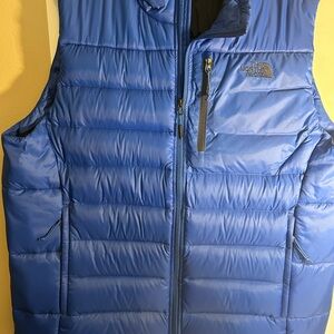 The North Face Blue Puffer Vest